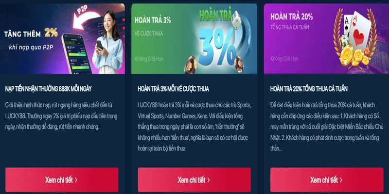 Chọn phương thức nạp tiền ưa thích